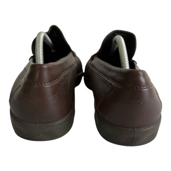 Ecco S Lite Moc Loafers Mens 44/10-10.5 Brown Leather Venetian Slip On  Shoes main image 5